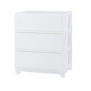 デコニーシーヴォ　ワイド３段　ホワイト　組立式　１台