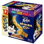 フィリックス　我慢できない隠し味ゼリー　お魚お肉バラエティ　１２袋入