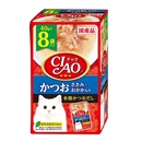 ＣＩＡＯ　チャオ　パウチ　かつお ささみ・おかか入り　本格かつおだし　８袋
