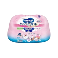 ムーニー　おしりふき　やわらか厚手　本体　６０枚入