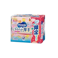 ムーニー おしりふき　やわらか厚手　つめかえ用　６０枚×３コ