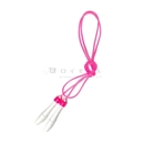 ビーズなわとび　白柄　桃