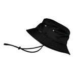 通気バケットハット　ブラック