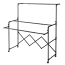 ポーリッシュ　折りたたみ伸縮多機能物干し　ＰＳＢＫ－１０　マットブラック