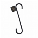 Ｓ字フック　２０ｃｍ　ブラック　ＵＵＵ－０１７４