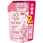 アラウ.　無添加せっけん 洗たく用　天然ハーブの香り　ラベンダー＆スペアミント　つめかえ　２Ｌ