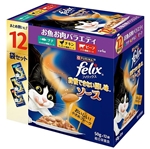 フィリックス　我慢できない隠し味ソース　お魚お肉バラエティ　１２袋入