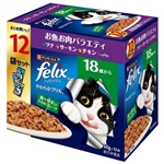 フィリックス　やわらかグリル　１８歳から　お魚お肉バラエティ　１２袋入