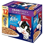 フィリックス　やわらかグリル　１５歳から　お魚お肉バラエティ　１２袋入