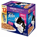 フィリックス　子ねこ　１歳まで　やわらかグリル　お魚お肉バラエティ　１２袋