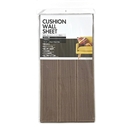 クッションウォール　ウッド柄　ブラウン