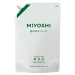 ミヨシ　無添加せっけん　泡のボディソープ　つめかえ用　１Ｌ