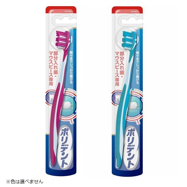 ポリデント　デンタルラボ　部分入れ歯専用ブラシ　１本