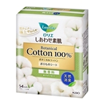 ロリエ　しあわせ素肌　パンティライナー　ボタニカルコットン　消臭　５４コ入