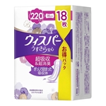 ウィスパー　うすさら安心　２２０ｃｃ　３５ｃｍ　１８枚