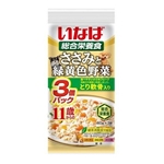 いなば　ささみと緑黄色野菜　11歳からのとり軟骨入り　３個パック