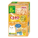 ＣＩＡＯ　チャオ　だしスープ　かつお・ささみバラエティ　８袋入り