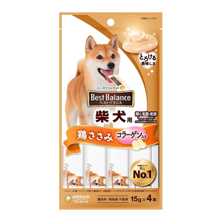ベストバランス 柴犬用 鶏ささみコラーゲン入り 4本