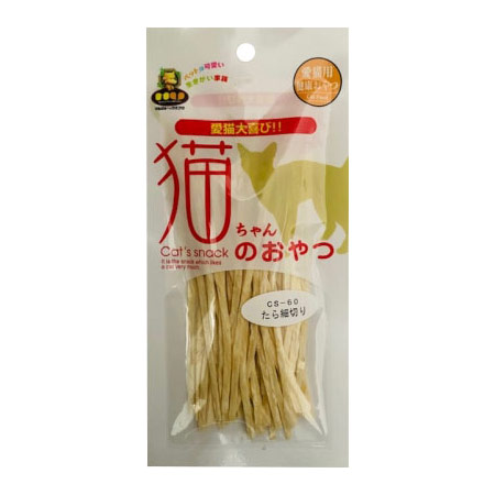 猫ちゃんのおやつ　たら細切り　１５ｇ