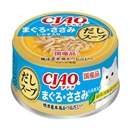 ＣＩＡＯ　チャオ　だしスープ　缶　まぐろ・ささみ・しらす入り　７５ｇ