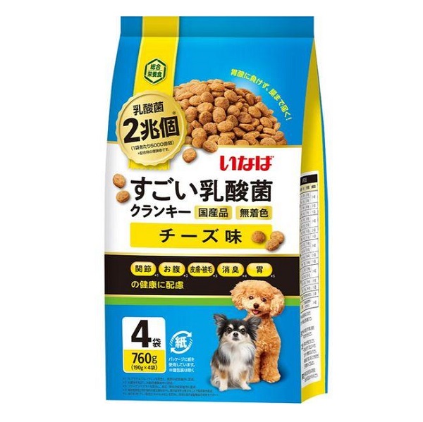 いなば　すごい乳酸菌　クランキー　チーズ味　７６０ｇ