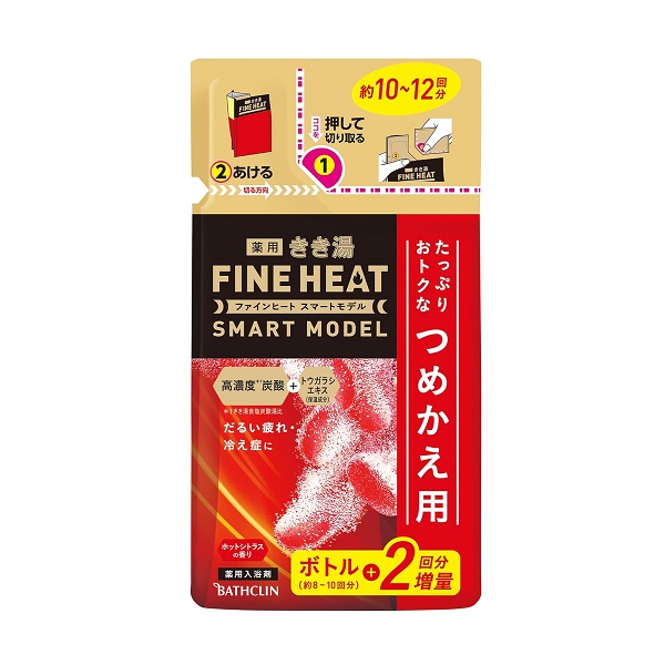 きき湯　ファインヒート　スマートモデル　つめかえ用　５００ｇ