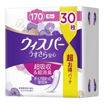 ウィスパー　うすさら安心　１７０ｃｃ　３２ｃｍ　３０枚