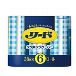 リードクッキングペーパー　ダブル３個パック　３８枚×６ロール