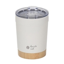 バリスタリッチ　真空蓋付タンブラー ３５０ オフホワイト　ＨＣー１２０９