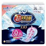 ソフィ 超熟睡ガード 涼肌330 特に多い夜用 羽つき 22コ入