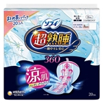 ソフィ 超熟睡ガード 涼肌360 特に多い夜用 羽つき 20コ入