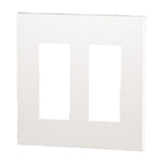 神保電機　２連用 プレート　６個口　ピュアホワイト　ＮＫＰ－３ＵＦ－２ ＰＷ