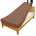 メリーナイト のびのびぴったり パイルシーツ SD・D ブラウン