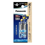 パナソニック　アルカリ乾電池　エボルタネオ　単４形　２本パック