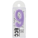 ナンバーキャンドル　パステル９番　ラベンダー