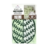 ピロケース　リーフ　グリーン　約４３×６３ｃｍ