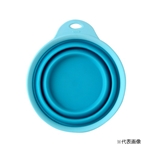 Popware　ぺたんこボウル　Ｌ　ブルー