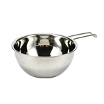 アットアクア　手付ボウル（目盛付）　ステンレス製　１８ｃｍ