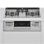 リンナイ　ビルトインコンロ　マイトーン　６０ｃｍ幅　ＲＸ３１Ｗ３５Ｔ２ＤＧＡＷ・１３Ａ【都市ガス用】強火力(左・右)　シルキーシルバー