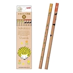 三菱鉛筆　hahatoco（ハハトコ）　かきかた鉛筆　Ｂ　六角軸　ハリネズミ＆猫　1ダース(12本入)