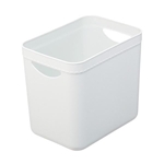 やわらか収納ケース　ハーフ　深　ホワイト