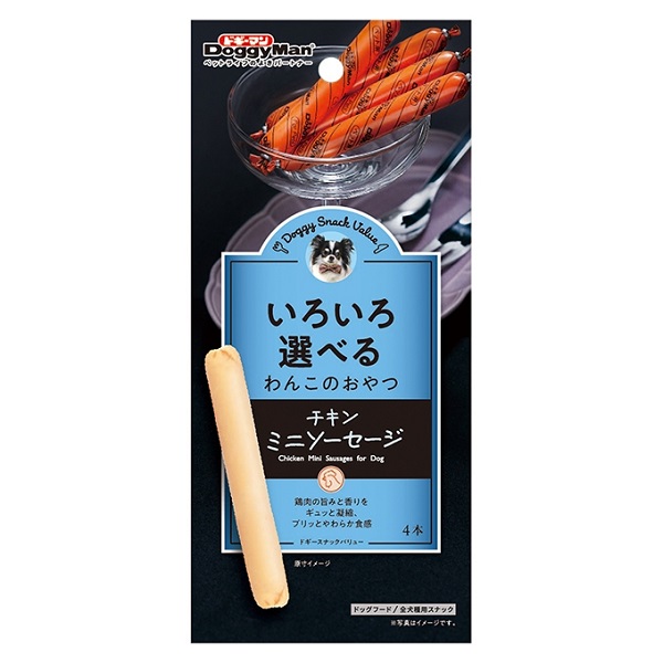 ドギースナック　バリュー　チキンミニソーセージ　４本