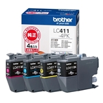 ブラザー　純正インクカートリッジ　４色パック　ＬＣ４１１ー４ＰＫ