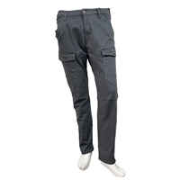 WAGENYA　ストレッチツイルカーゴパンツ　グレーＳ