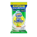 スクラビングバブル　流せるトイレブラシ　シトラス　替えブラシ　ジャンボパック　２４個入り