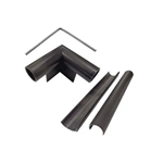 ９０°ジョイントセット　リサイクルエッジング用　黒色