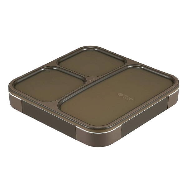 シービージャパン　薄型弁当箱　抗菌フードマン　８００　ブラウン