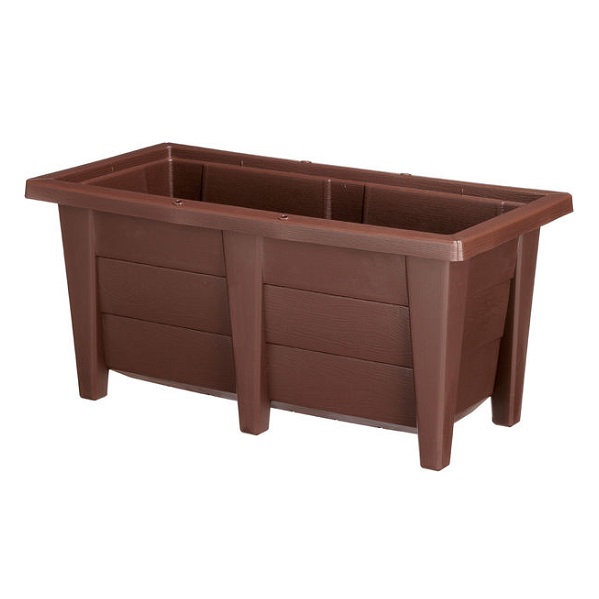 花と野菜のプランター　６００型　２８Ｌ　ブラウン