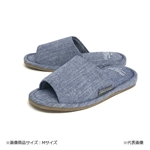 サイズが選べるスリッパムジ　ブルー　Ｓ