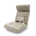 テレビが見やすい腰楽座椅子　ベージュ　ＵＹＺーシオン（ＢＥ）